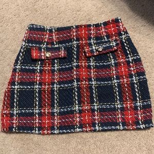 Plaid skirt